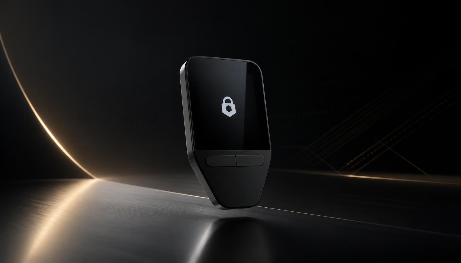 Trezor Safe 5 em ambiente tecnológico
